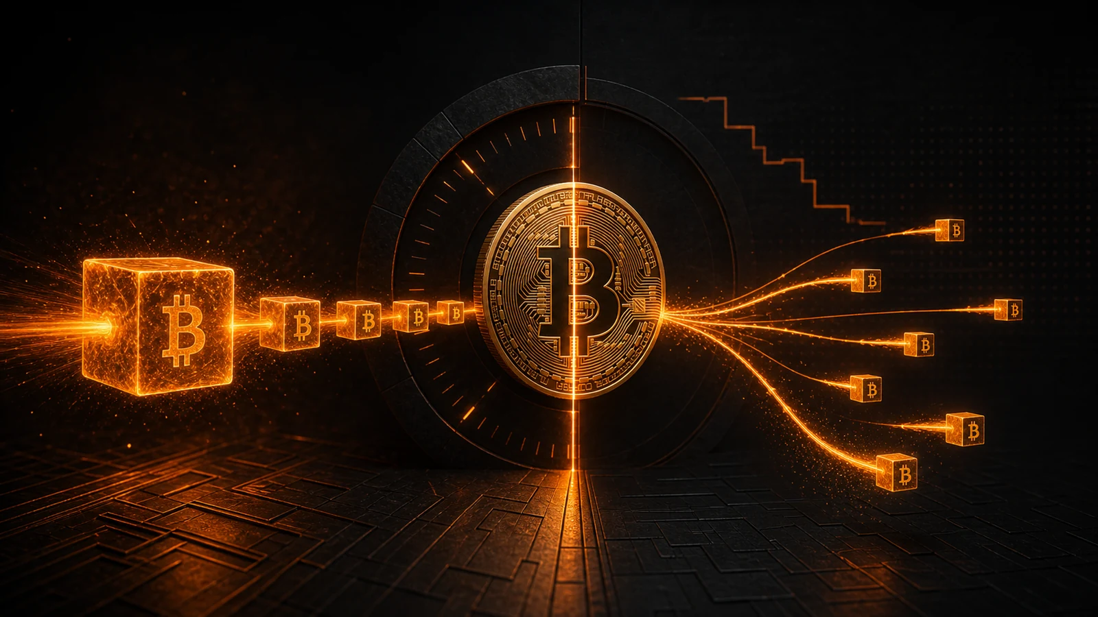 Grafisk artikelbild för Bitcoin halvering: datum, effekt och historik